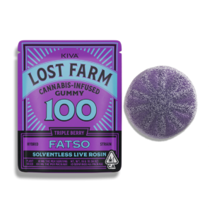 100mg Triple Berry x Fatso Live Rosin Gummy