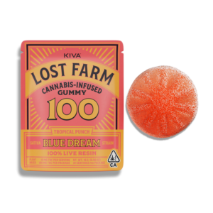 100mg Tropical Punch x Blue Dream Live Resin Gummy